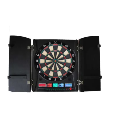 High Quality Outdoor Indoor Dartboard Electronic Dart Board with Wood Door