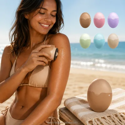 Trending Product Summer Tanning Applicator OEM Car Gift Silicone Self Tan Back Applicator ODM Beach Travel Sunscreen Applicator