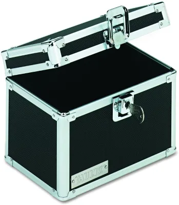 Locking Aluminum Carry case with Flip Top