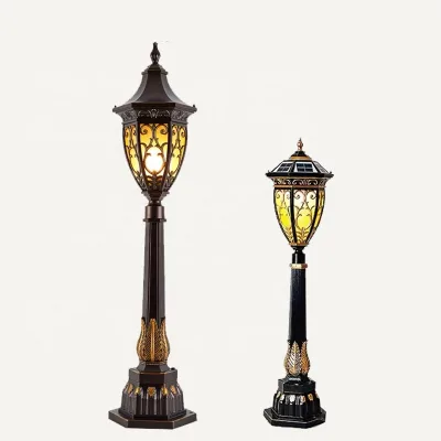 High Quality Landscape Sidewalk Pillars, Lawns, Sidewalks, Gardens, LED European Style Streetlights, Super Bright