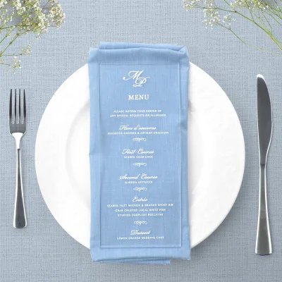 Acrylic Custom Made Menu for Bar and Wedding, Customizable UV Printed Acrylic Wedding Menus