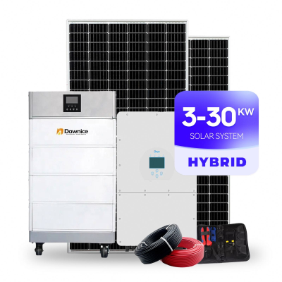 Inverter Solar Panel Wholesale Price Lithium Home Solar Power System Components of the Solar System 20kw for Home Power