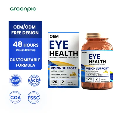Greenpie OEM Eye Health Supports Skin Eye Health Support Plant Eye Supplement Capsules