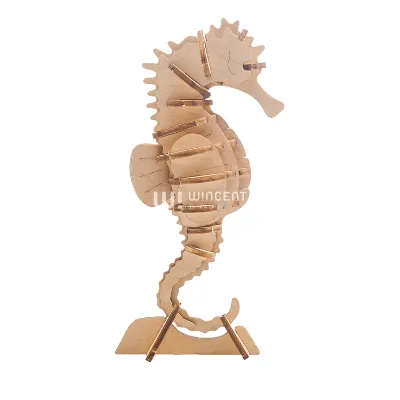 Learning Sea Creature Puzzle Model Wood Educational Stem Toy