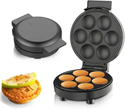 New Arrival Double-Sided Heating Electric Baking Pan Cake and Egg Tart Machine with Waffle Plates for Household Use