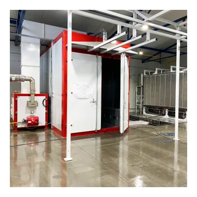 Aizhou Gas burner Powder Coating Curing Oven Gas Heating System