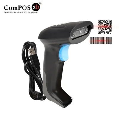 CMOS Barcode Scanner 2D Bar Code Reader QR Data Matrix PDF417 USB Driver Free in Stock for IOS Android