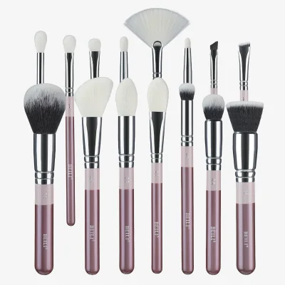 Professional 15PCS Premium Luxury Makeup Brush Set Eco-friendly Wooden Handles Pink/Peach Color Skin-friendly for Women's Makeup