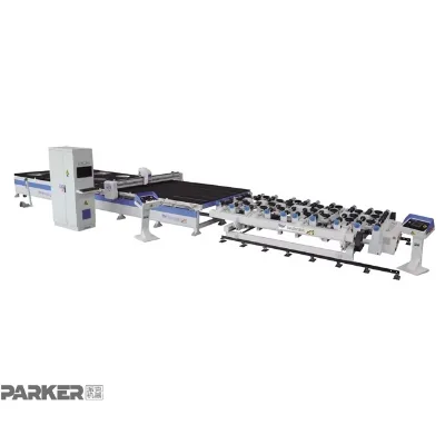 Smart CNC Glass Processing Line with Template Library & Synchronous Belt Conveying