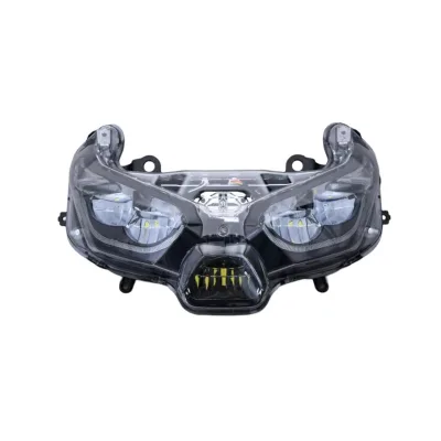 Hot Selling Motorcycle Spare Parts Front Headlight XMAX Scooter Headlamp Head Light Assy Fits for X-MAX 125