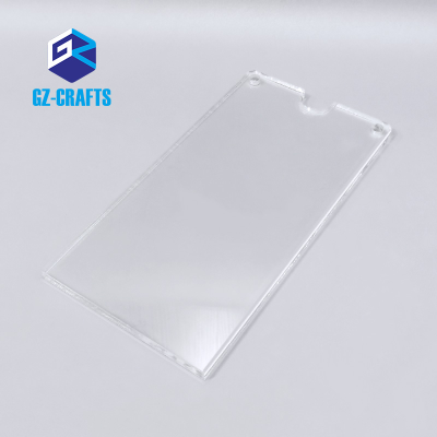 Rectangle Acrylic Solid Panel Clear 6MM Acrylic Machined Plaque
