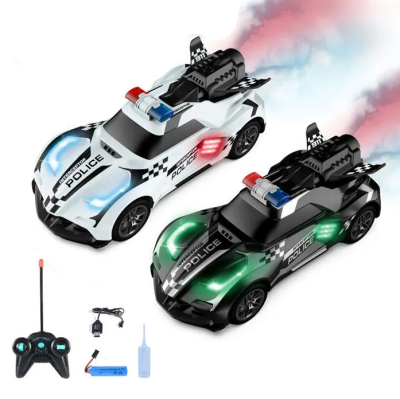 Rc Car 1:20 Rc Police Car Toy Rc Car Remote Control 2.4g Spray
