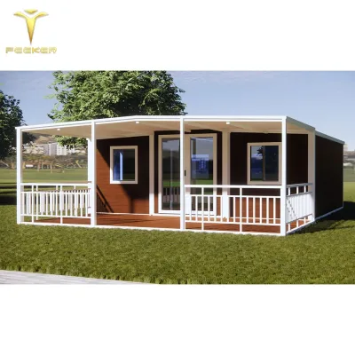 China Prefab Villa Flat Pack 40ft Expandable Container Prefabricated House