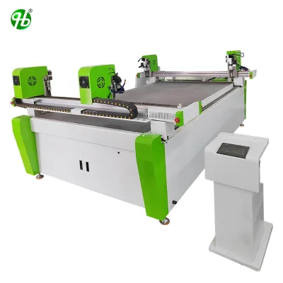 Four Head Four Spindle CNC Cutting Machine Foam Shape Cutter