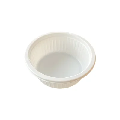 CPET Takeaway Food Container Tray Custom Supermarket CPET Plastic White Bowl