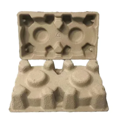 Custom Protective Biodegradable Corner Protector Pulp Tray Packaging for Furniture Shipping protection