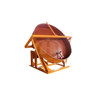 High Productivity Fertilizer Pan Mill Granulation Disc Pelletizer Machine