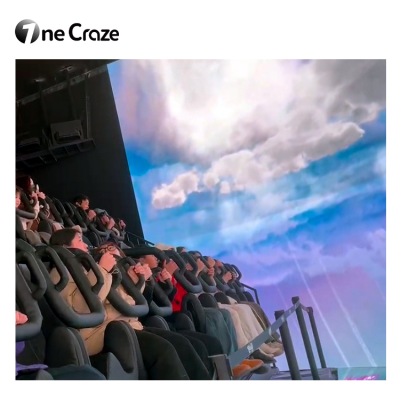 New Technology 180° Naked-Eye 9D Motion Cinema, 32 Films for Immersive Experiences Floating Feet Flight Experience