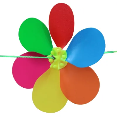 2024 Top Selling Six Piece Flowery Windmill Rope Scenic Holiday Wedding Event Garden Outside Decoration