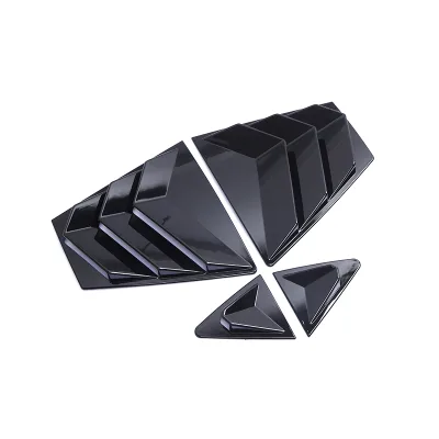 Factory Direct Car Accessories ABS Rear Window Louvers Shutter Cover Trims for TOYOTA LEVIN 2019-2021