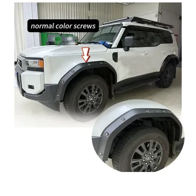 Wide Extended Flares Pocket Style Wheel Arch Extensions with Screws Flares Fender Flare for Toyota Prado LC250 2024 2025