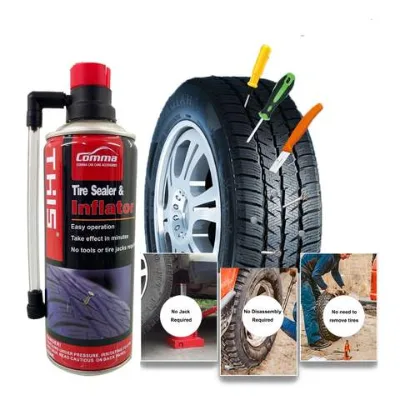 New Hot Sales Emergency Tire Repair Spray Patch for Tire Car Puncture Repair Kit Tire Sealer and Inflaor