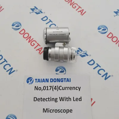 DONGTAI NO.017(4) Miniature Microscope with Currency Verification and LED Light, 60X