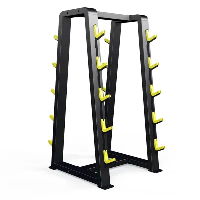 Gym Fitness Weight Lifting Barbell Rack Barbell Holder/Fixed Barbell bar Rack