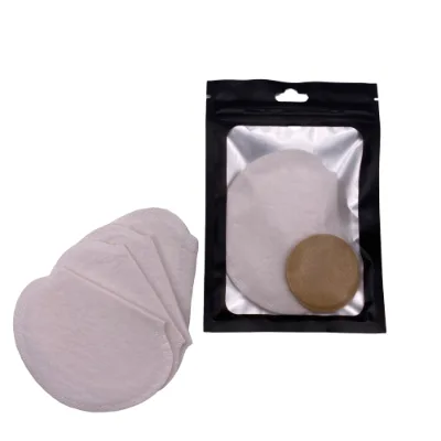 2 in 1 Anti-chafe Non Woven Fabric Men Nipple Cover Pasties With Disposable Sweat Absorbent Pads for Men