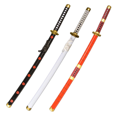 Hot 104cm Wooden Sword  Anime Katana One Piece Roronoa Zoro Sword for Cosplay Collection Decoration