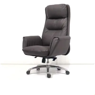 Modern PU Leather Office CEO Chair with High End Design High Back Boss Ceo Executive Director Chair Luxury Leather Office Chair
