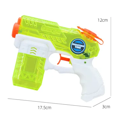 Plastic Transparent Water Guns 3 Colors Squirt Guns Summer Beach High Power Water Guns Pistolas De Agua for Kids