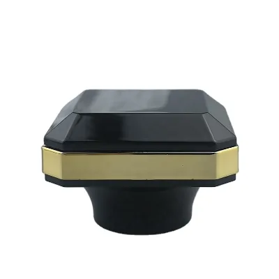 Wholesale Luxury Perfume Bottle Cap Weighted Plastic matt black Cap High Quality Perfume Cap 15mm for Pump FDP0204