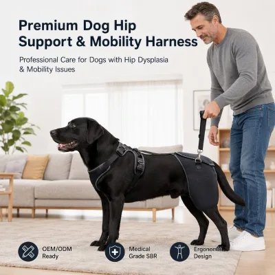 Clinical Dog Hip Brace for Surgical Recovery - Ergonomic Pet Post-Op Joint Support - Breathable Mesh Rehabilitation Protector