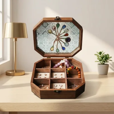 Wholesale Natural Crystal Decorative Storage Boxes, Hairpin and Brooch Jewelry Boxes, Suitable for Home Decoration