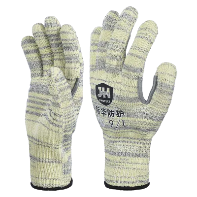 Wholesale Level 5 Cut Resistant Gloves, Uncoated HPPE Steel Wire Safety Gloves for Metal Fabrication