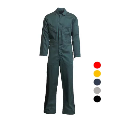Factory Supply Flame Retardant Workwear Windproof Overalls for Welder Industrial FR Work Clothes