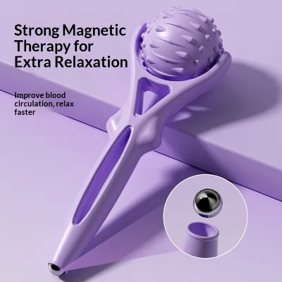 New Best-selling Massage Sticks Handheld Rolling Massage Ball for Yoga Fitness and Fascia Release Muscle Relaxation Unisex