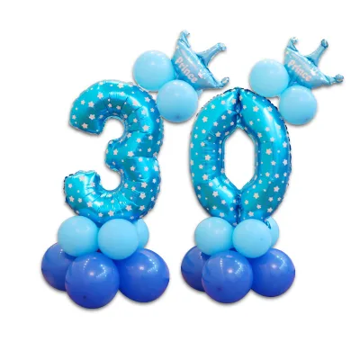 Birthday Party Decoration Balloon Holiday Wedding Layout Digital Aluminum Foil Balloon Wholesaler Helium in Bulk Balloons