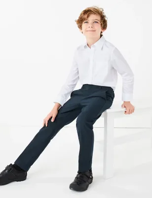 Primary High School Uniform Pants UK Style Kids Pants Boys Shirt and Pants Set