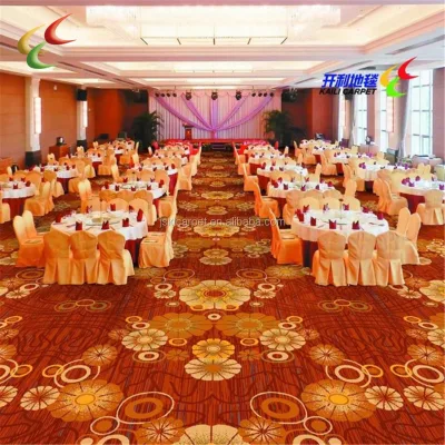 Custom Wedding Red Patterned Axminster Carpet Area Rugs & Sets