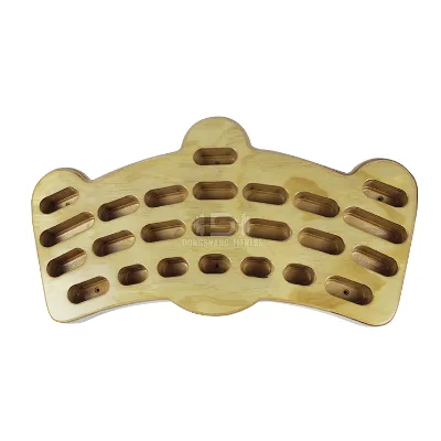 Shandong Dongshang Indoor Commercial Wooden Hand Grip Strengthener Hangboard Climbing Board for Doorway