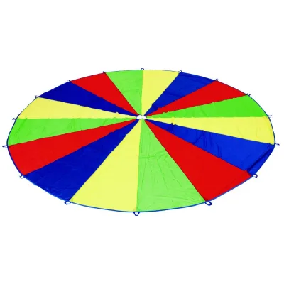 Custom Play Equipment Rainbow Parachute Kid Parachute Toy for Elementary School Gym Class Backyard
