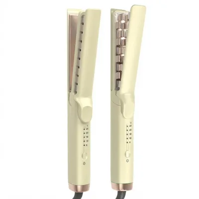Wholesale 2 in 1 Flat Iron Switchable Straight & Crimp Plate