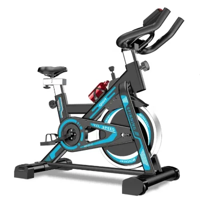 Adjustable Magnetic Resistance Steel for Bike with 6kg Flywheel and LCD Display for Home and Gym Universal Fitness