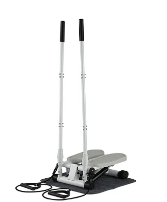 2025 Home Use Steel & ABS Stair Stepper with Rope and 360 Degree Rotating Handrail