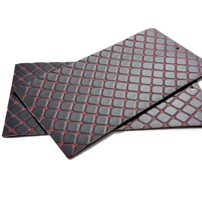 Embroidery Dashboard Cover Faux Leather Roll Material Recycled Material From China