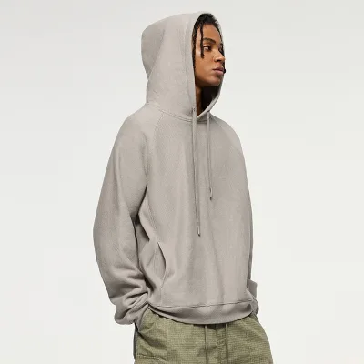 QUICKSHOW 100% Cotton Custom 450 GSM ReverseWeave Oversized Hoodie Side Pocket Unisex Men Hoodie Sweatshirt