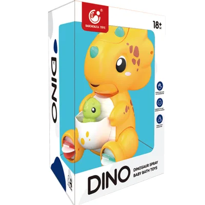 2024 Cute Baby Bath Toys Dinosaur Bathroom Toy for 18M+
