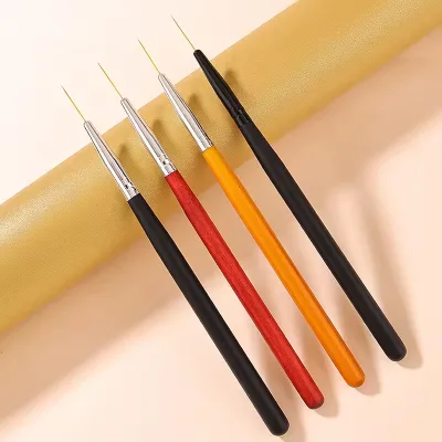Wholesale Single Supply of  Nail Polish Pen Set Fine Brush Color Painting  Flower  Wire Drawing Line  Pen Tool Set
